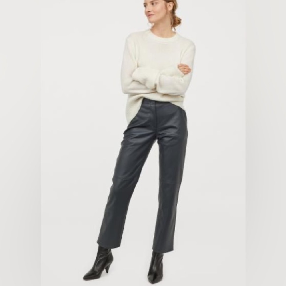 🆕Mix It Genuine Leather High Waist Pants, Size 10